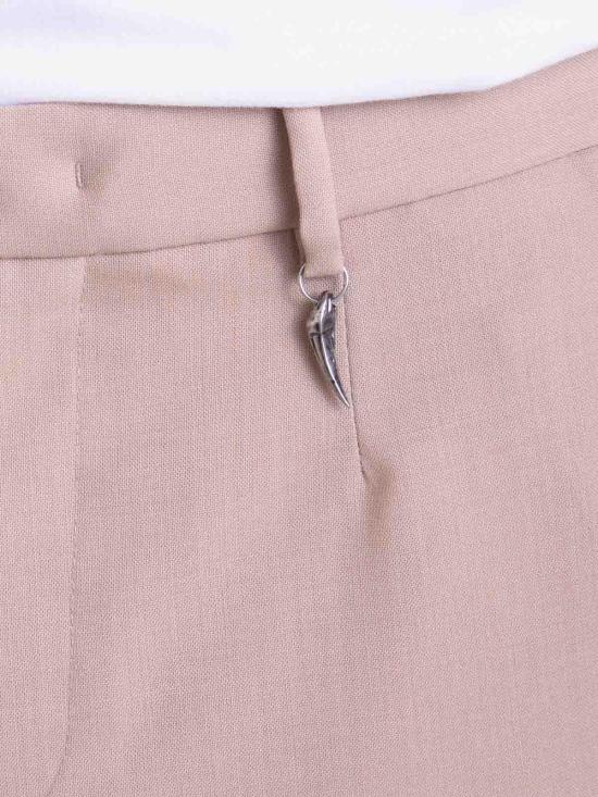 24FW 로베르토 카발리 스트레이트 팬츠 SRT220VW00100503 Beige - ROBERTO CAVALLI