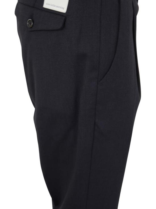  나인인더모닝 수트 팬츠 9FW23FL131MELANGE Blue - NINE IN THE MORNING