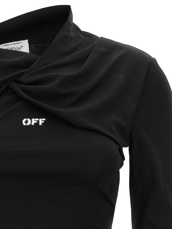  오프화이트 숏 원피스 OWDB486F23JER0011001 Black - OFF WHITE