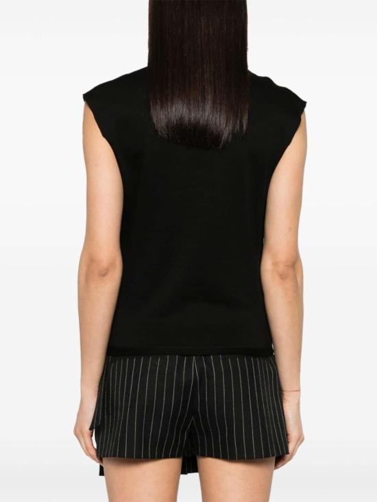  파코라반 민소매 티셔츠 24EJTE157CO0508P001 Black - PACO RABANNE