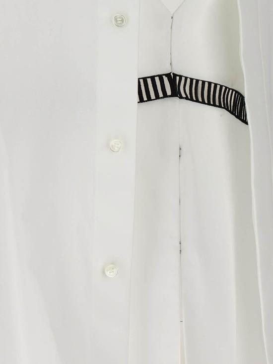 24FW 사카이 블라우스 2407253151 White - SACAI