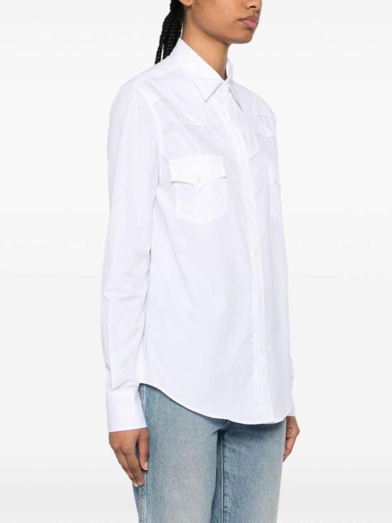 24FW 에르마노 설비노 셔츠 D442K320MSC10601 White - ERMANNO SCERVINO