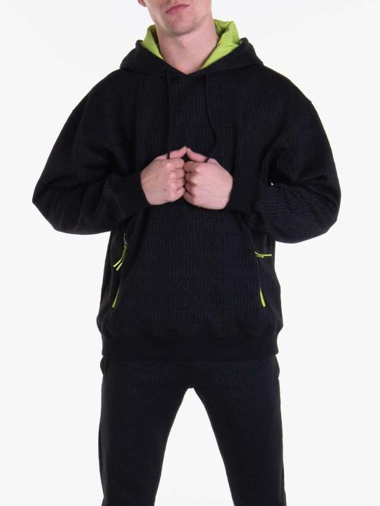  모스키노 후드 티셔츠 170626291555 Black - MOSCHINO