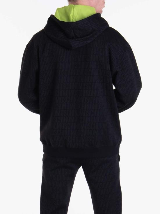  모스키노 후드 티셔츠 170626291555 Black - MOSCHINO