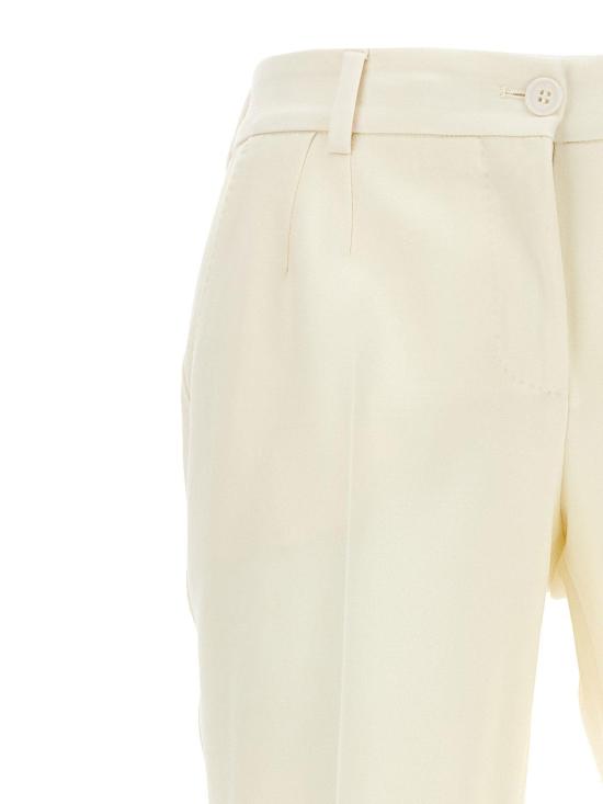  돌체앤가바나 스트레이트 팬츠 FT0CXTFUCCSW0001 White - DOLCE & GABBANA