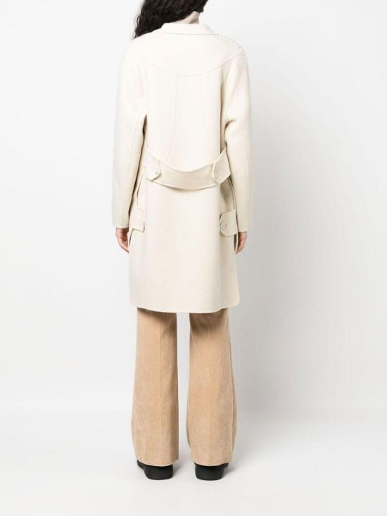  에르마노 설비노 코트 D436D310RHNG10107 Beige - ERMANNO SCERVINO