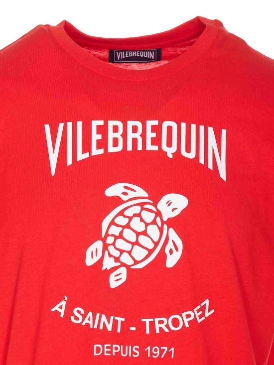 빌보콰 반팔 티셔츠 VBMTS000702658608 Red - VILEBREQUIN