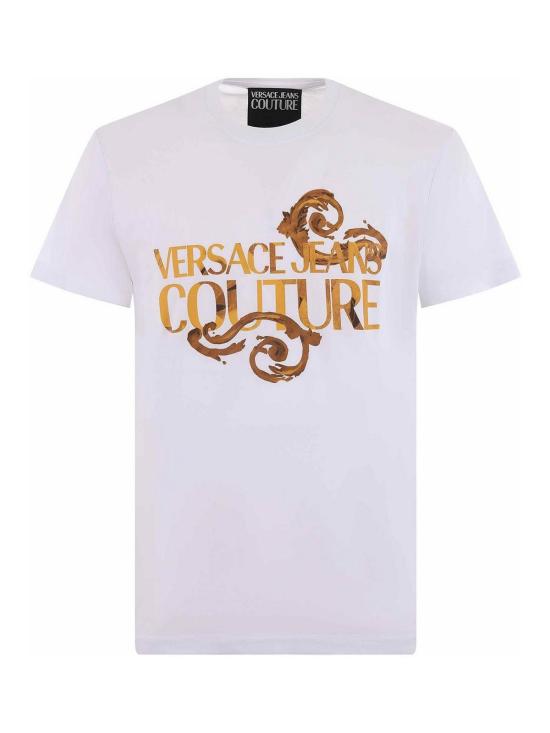 24FW 베르사체 반팔 티셔츠 76GAHG00CJ00GG03 White