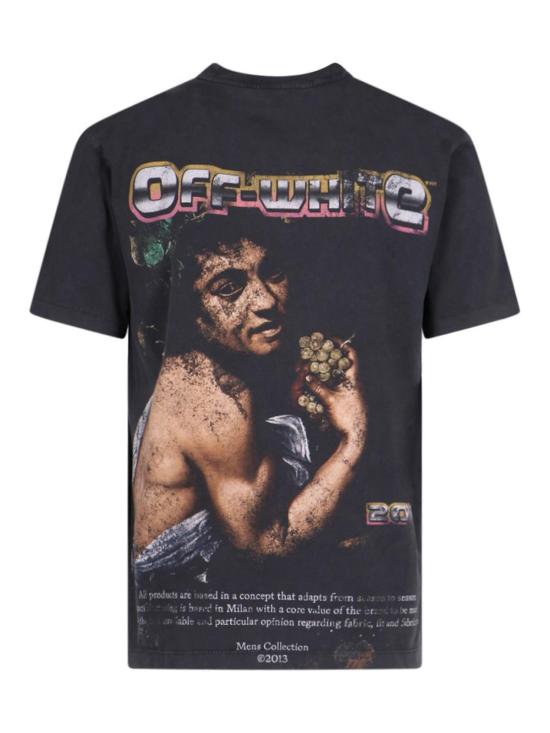  오프화이트 반팔 티셔츠 OMAA027F23JER0061084 Black - OFF WHITE