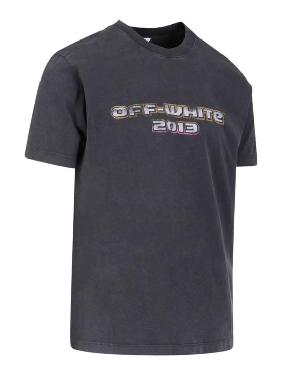  오프화이트 반팔 티셔츠 OMAA027F23JER0061084 Black - OFF WHITE