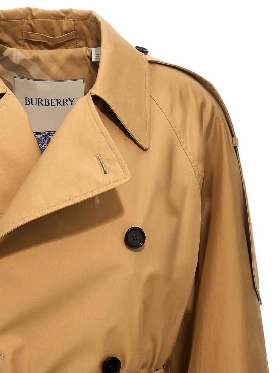  버버리 숏 개버딘 트렌치 코트  8089783 Beige - BURBERRY
