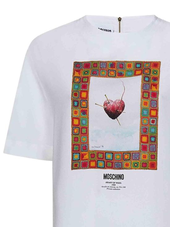 24FW 모스키노 블라우스 021704331001 White - MOSCHINO