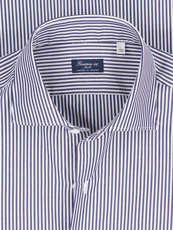 피나모레 긴팔 셔츠 C0499MILANOZANTE03 Blue - FINAMORE