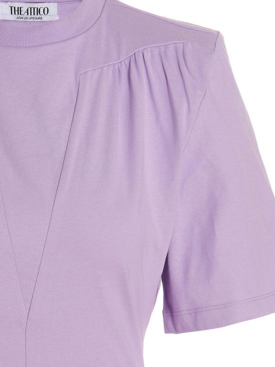  디 아티코 반팔 티셔츠 232WCT161J025011 Purple - THE ATTICO