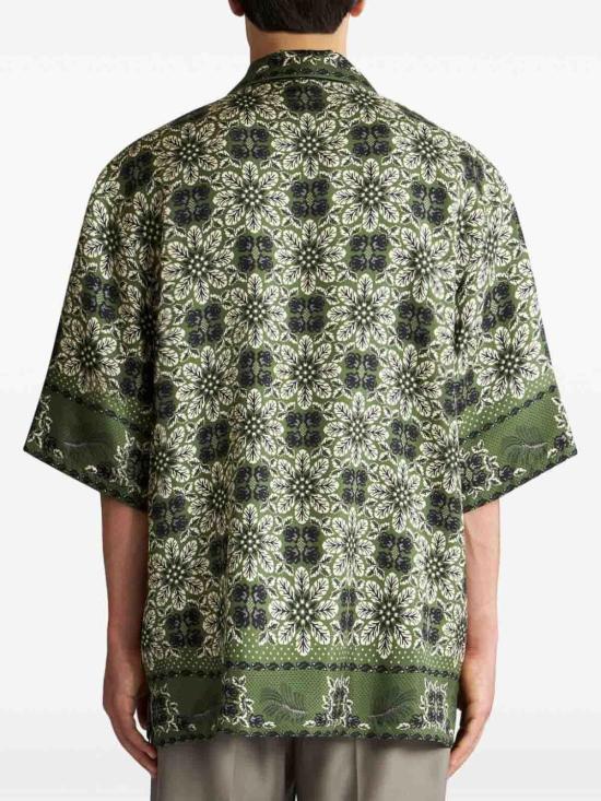  에트로 반팔 셔츠 MRIC003399SP158X0890 Green - ETRO