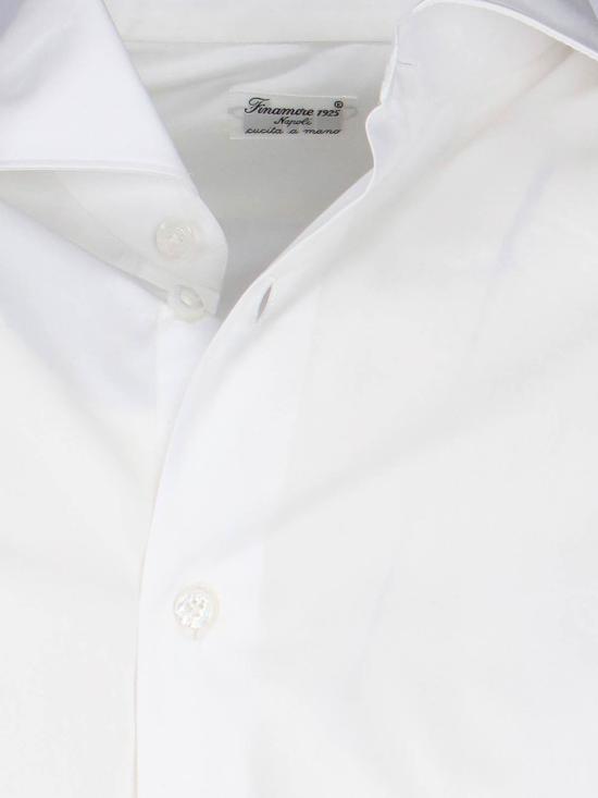 26FW 피나모레 긴팔 셔츠 C0147MILANOZANTE01 White - FINAMORE