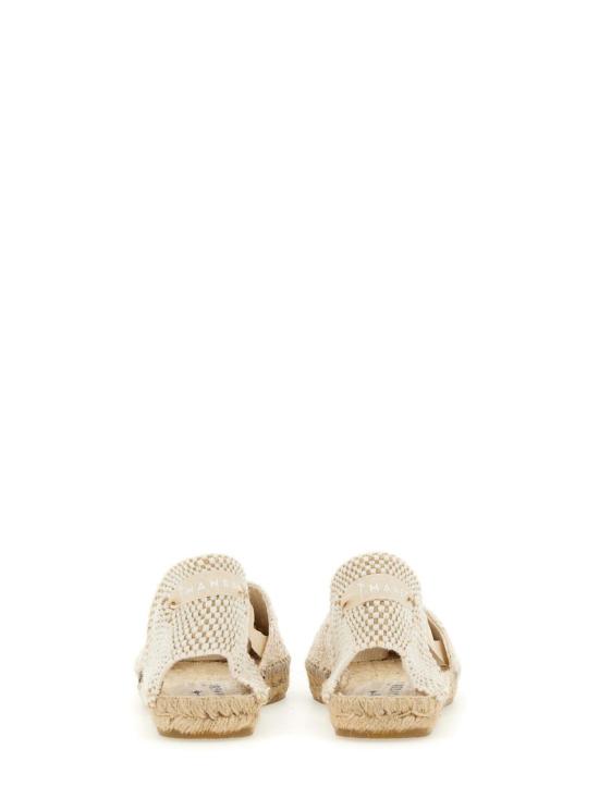  마네비 샌들 G03P0COTTONCROCHETNATURAL White - MANEBI