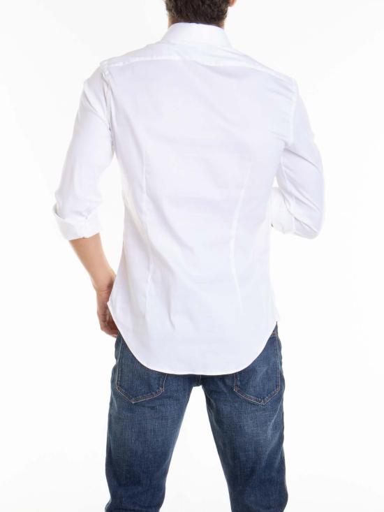  엠포리오 아르마니 긴팔 셔츠 H41CS501BC0100 White - EMPORIO ARMANI