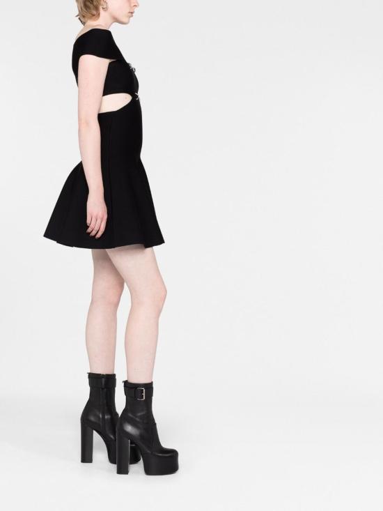  알렉산더 맥퀸 숏 원피스 748048Q1A5Z1000 Black - ALEXANDER MCQUEEN