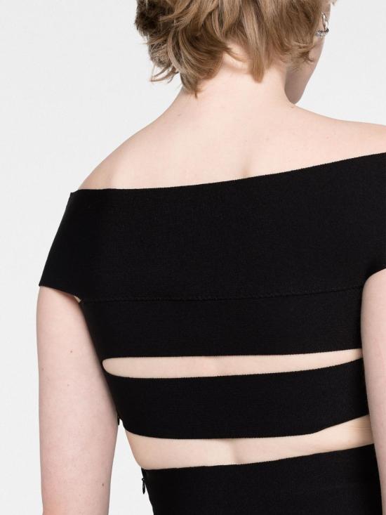  알렉산더 맥퀸 숏 원피스 748048Q1A5Z1000 Black - ALEXANDER MCQUEEN