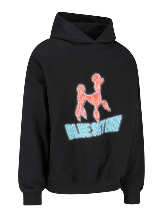  블루스카이인 후드 티셔츠 BS2302HO014BLK Black - BLUE SKY INN