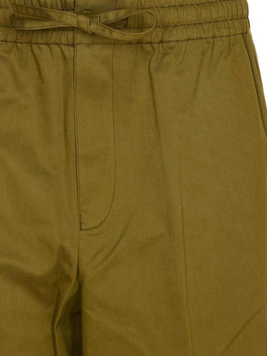  겐조 스트레이트 팬츠 FD55PA5019RD50 Green - KENZO