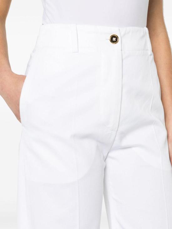 24FW 파투 스트레이트 팬츠 TR0020074001W White - PATOU