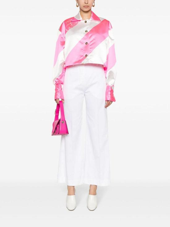 24FW 파투 스트레이트 팬츠 TR0020074001W White - PATOU