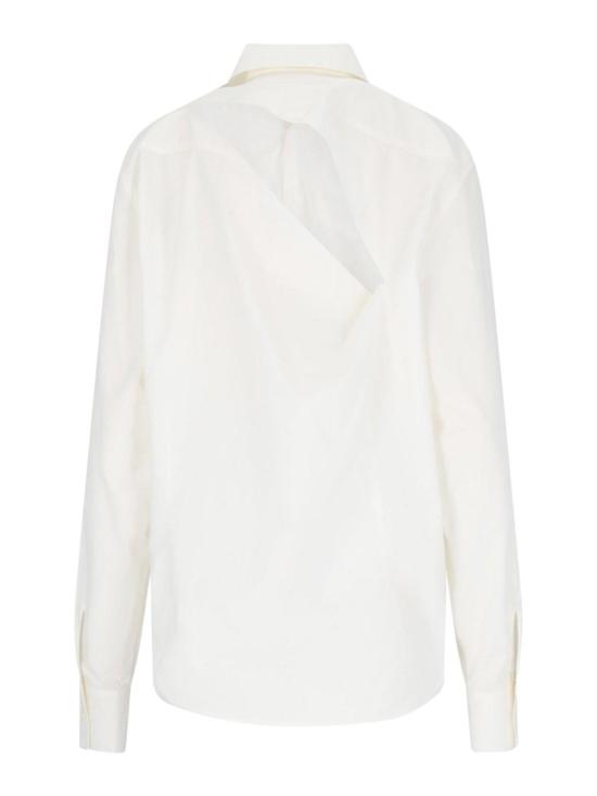 24FW MM6 메종마르지엘라 블라우스 S62DT0027S47294101 White - MM6 MAISON MARGIELA