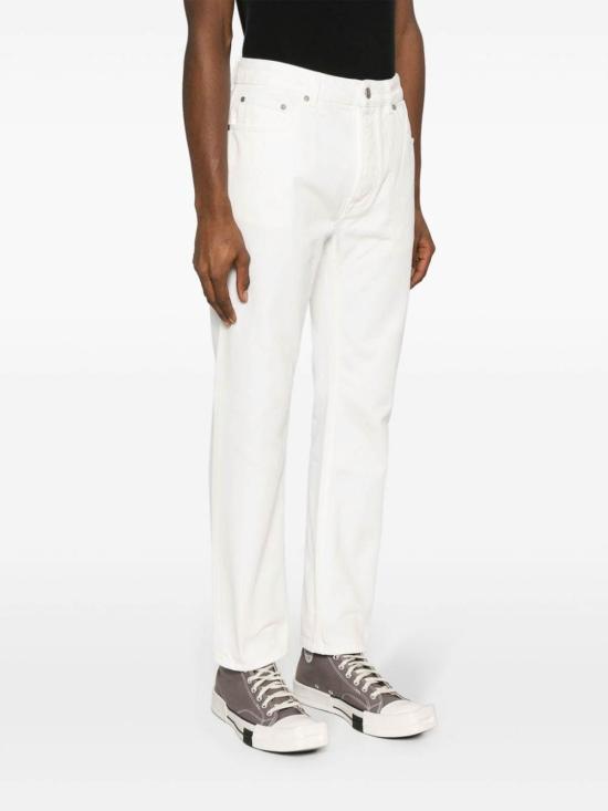 24FW 팜앤젤스 스트레이트 팬츠 PMYA039R24DEN0020310 White - PALM ANGELS