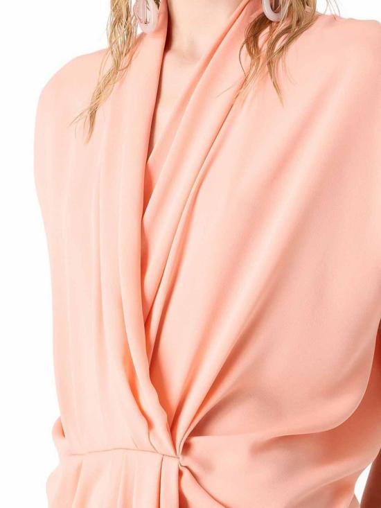 24FW 조르지오 아르마니 미디 원피스 4SHVA0EMT047SU47W Beige - GIORGIO ARMANI