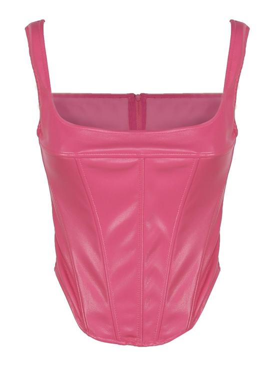  안다마네 민소매 티셔츠 T130735ATNP152321 Fuchsia