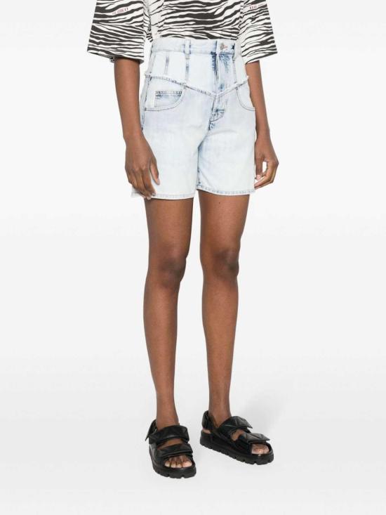 24FW 이자벨마랑 데님 숏팬츠 SH0102FAB1H09I30BU White - ISABEL MARANT
