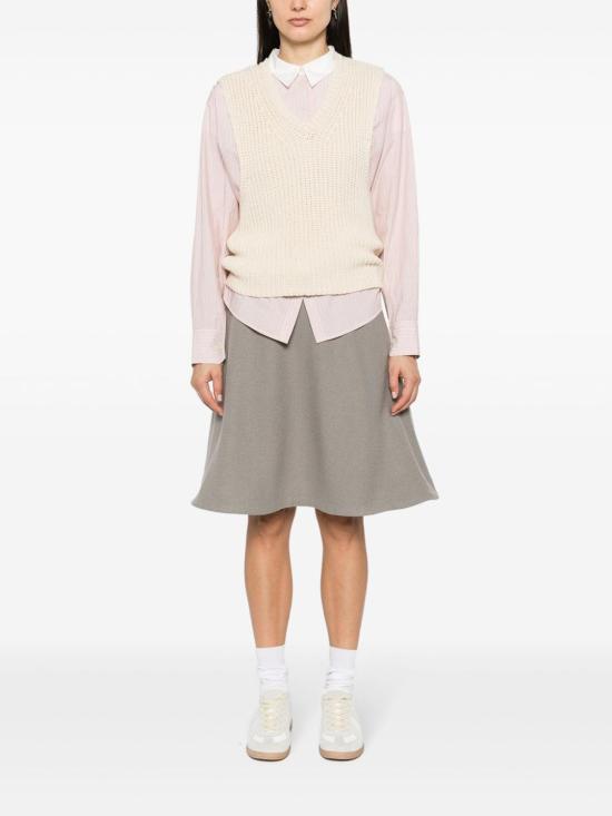  아미 미디 스커트 FSK215WV0016281 Grey - AMI