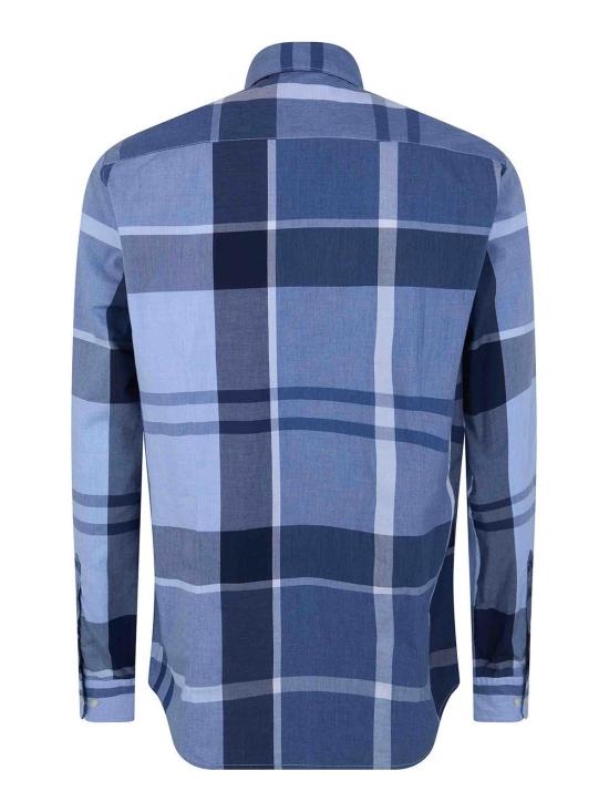 25FW 바버 긴팔 셔츠 MSH5071TN22 Blue - BARBOUR