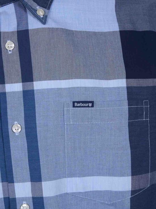 25FW 바버 긴팔 셔츠 MSH5071TN22 Blue - BARBOUR