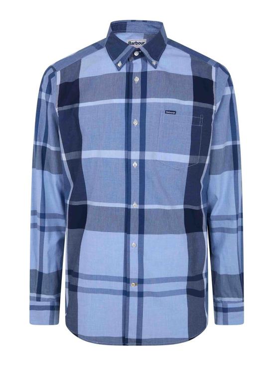 25FW 바버 긴팔 셔츠 MSH5071TN22 Blue