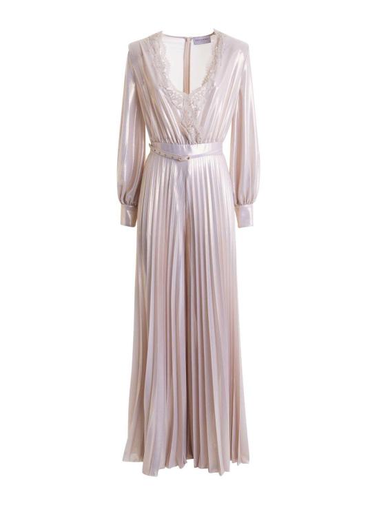 24FW 에르마노 설비노 롱 원피스 D44EP076E64MF878 Gold