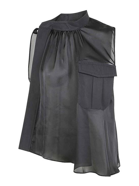  사카이 블라우스 2407225001 Black