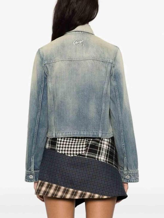 24FW 겐조 데님 자켓 FE52DV2456I7DY Blue - KENZO