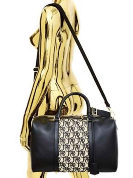  르 스노브 토트백 LELARGEDUFFLETRAVELB Light Brown - LE SNOB