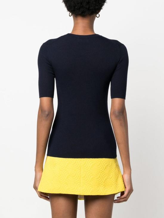  파로쉬 반팔 티셔츠 D510795LEILA012 Dark Blue - PAROSH