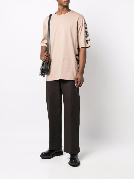  발망 반팔 티셔츠 XH1EH015BB15GHM Beige - BALMAIN