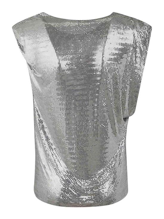  파코라반 민소매 티셔츠 19EITO023MH0062P040 Silver - PACO RABANNE