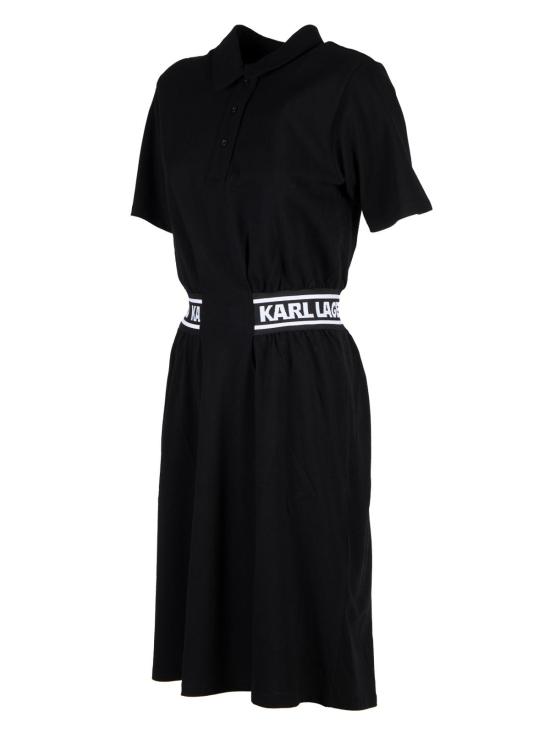  칼라거펠트 미디 스커트 231W1351999 Black - KARL LAGERFELD