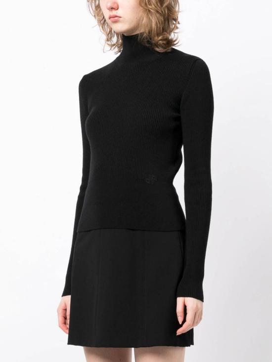  파투 긴팔 티셔츠 KN0588040999D Black - PATOU