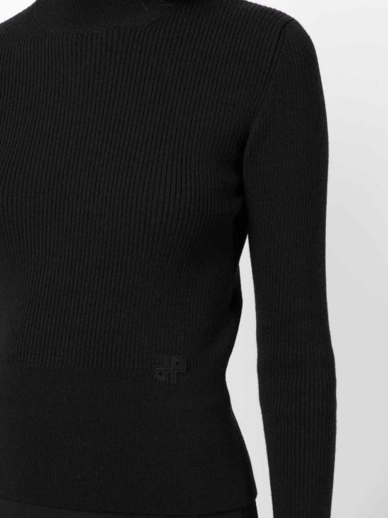  파투 긴팔 티셔츠 KN0588040999D Black - PATOU