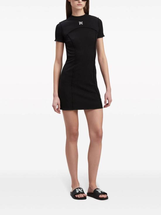  팜앤젤스 미디 원피스 PWDB055S24FAB0011003 Black - PALM ANGELS