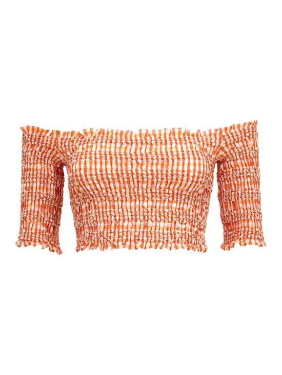  겐조 민소매 티셔츠 FD52TO0129LN17 Orange