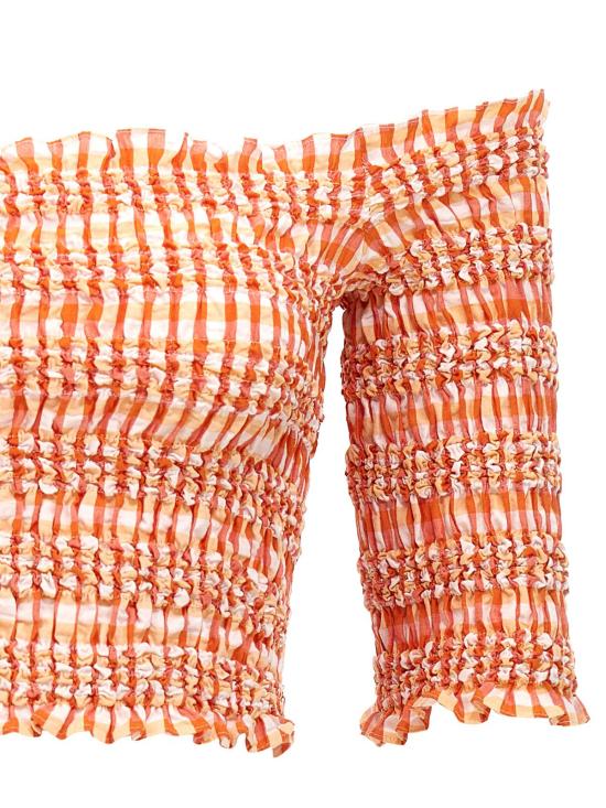  겐조 민소매 티셔츠 FD52TO0129LN17 Orange - KENZO